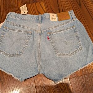 Levi's Women's Light Blue Denim Shorts